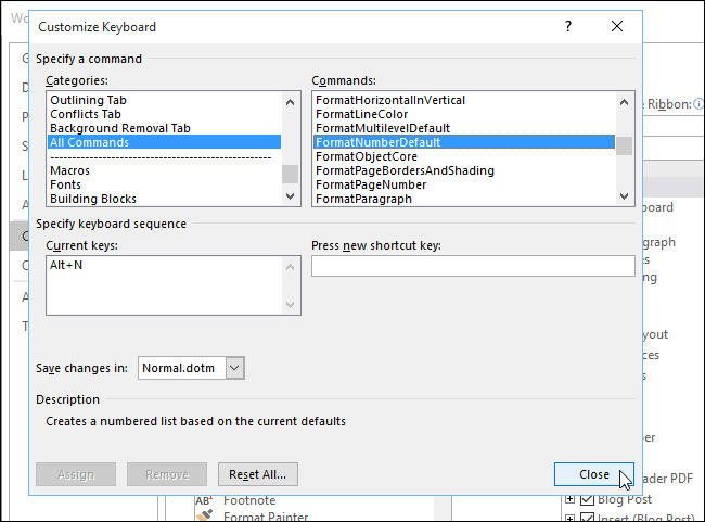 How to Create a Numbered List in Word Using the Keyboard 6