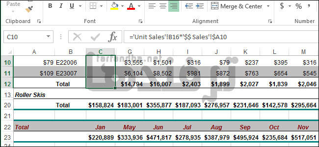 چگونه سلول ها، ردیف ها و ستون ها را در اکسل (Excel) پنهان نماییم؟