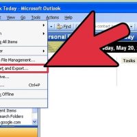 اضافه کردن فایل VCF به مخاطبین Outlook