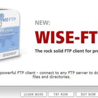 باز کردن حساب FTP جدید در WiseFTP
