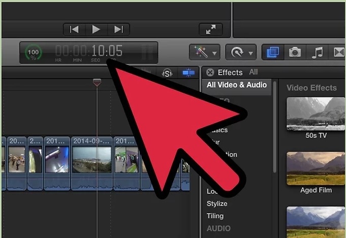 نحوه ی مشخص کردن یک فریم خاص در Timecode برنامه ی Final Cut Pro