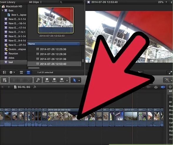 نحوه ی مشخص کردن یک فریم خاص در Timecode برنامه ی Final Cut Pro