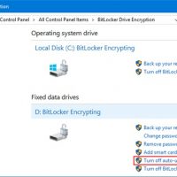 نحوه ی خاموش کردن BitLocker با استفاده از تنظیمات ویندوز