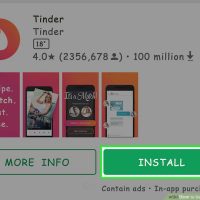 نحوه ی ایجاد حساب در برنامه ی Tinder
