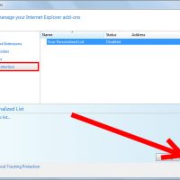 نحوه ی فعال کردن Tracking Protection در  Internet Explorer