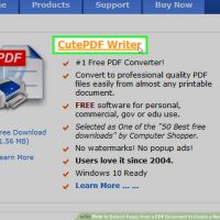 نحوه ی خارج سازی صفحات فایل PDF و ایجاد یک فایل PDF جدید از طریق CutePDF Writer نحوه ی خارج سازی صفحات فایل PDF و ایجاد یک فایل PDF جدید از طریق CutePDF Writer