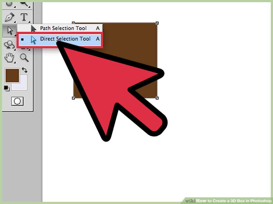 ابزار direct selection tool