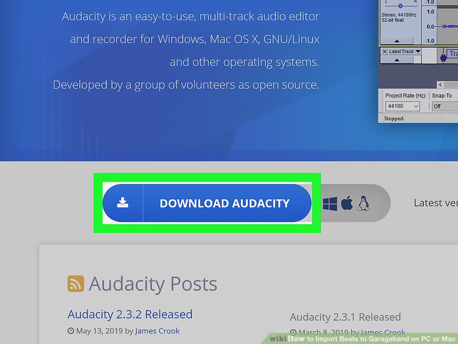 Download Audacity