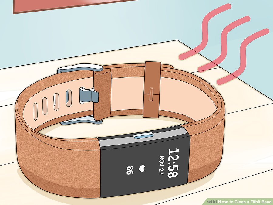 تمیز کردن بند چرمی مچ بند Fitbit