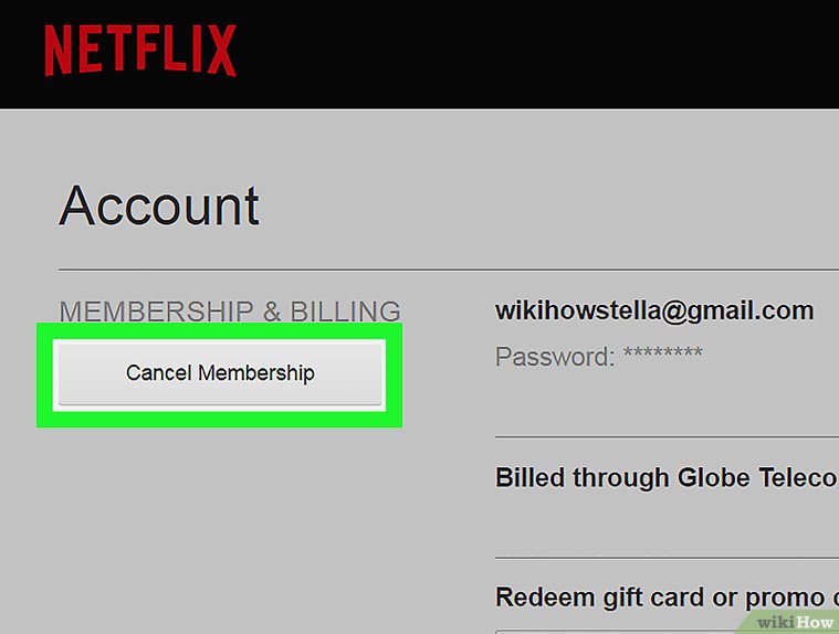 Cancel Membership
